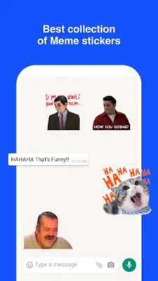 Whats Meme Stickers WASticker android App screenshot 3